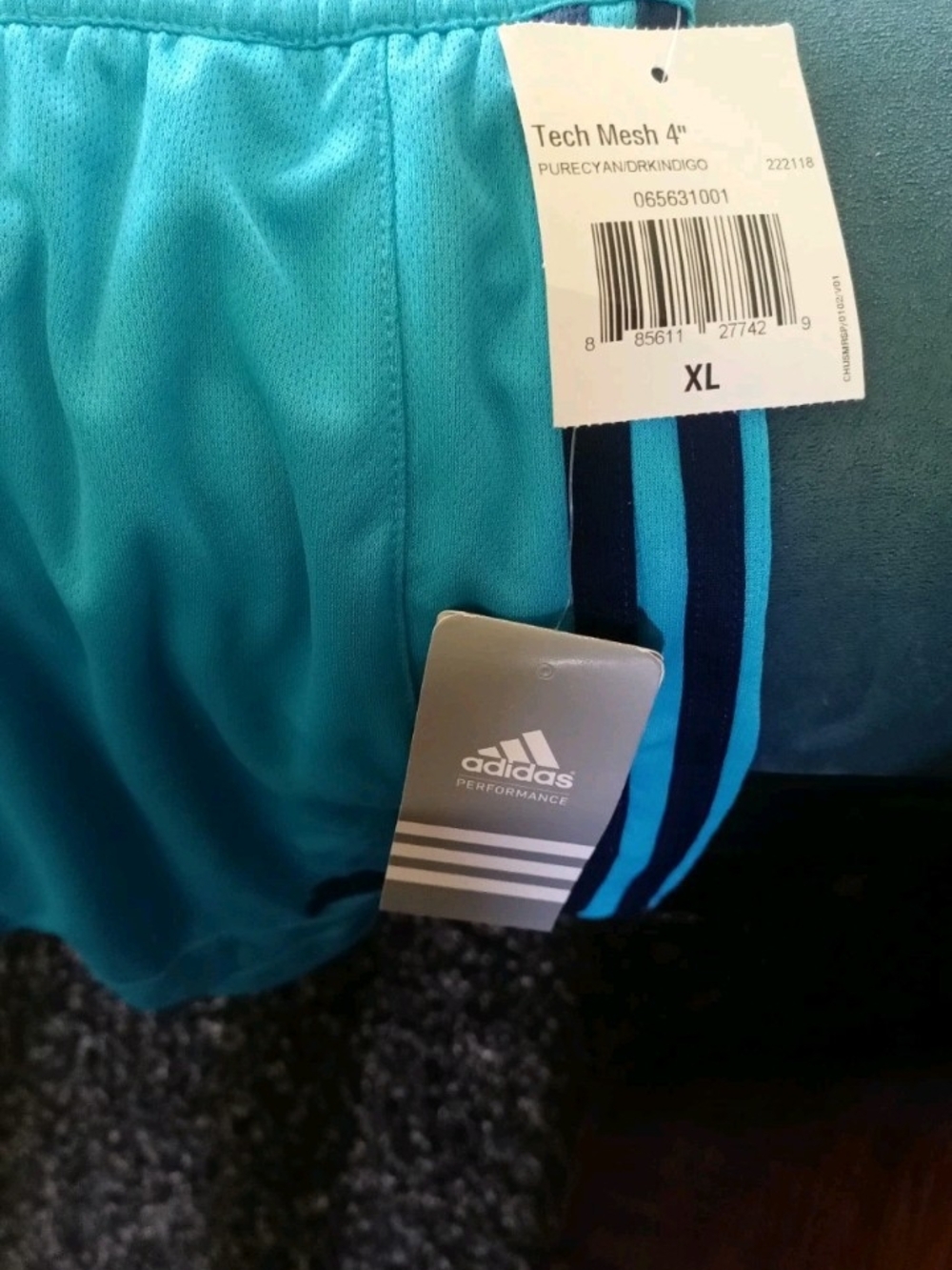 Adidas Teal Women's Training Shorts